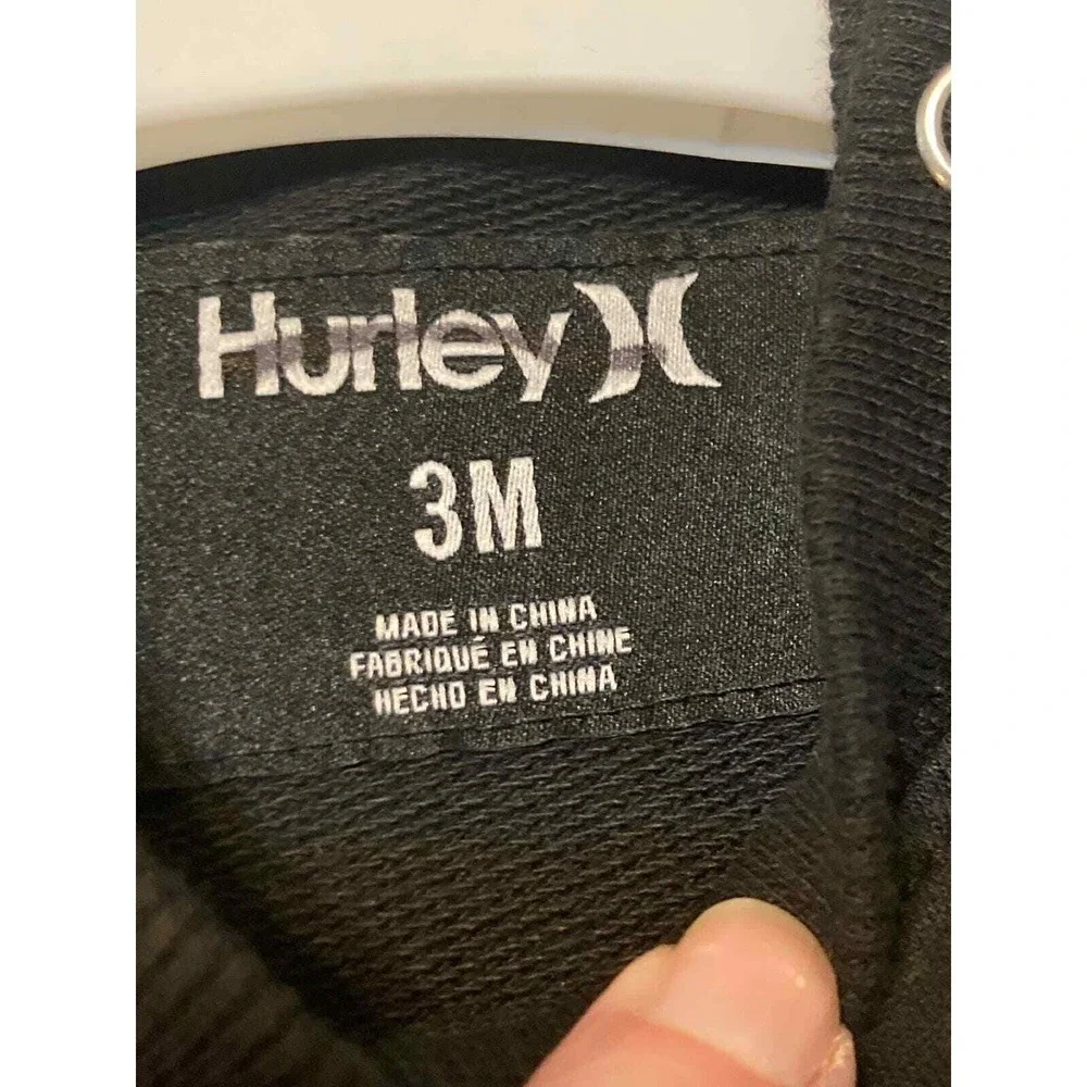 Hurley Infant Romper Size 3M We Run This‎ Beach Black